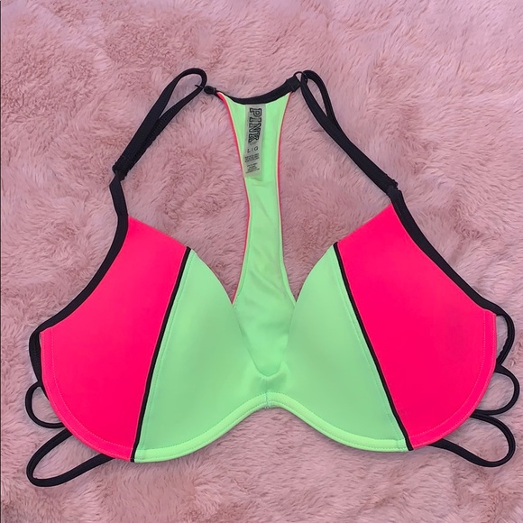 PINK Victoria's Secret Other - PINK Victoria Secret pink & green bikini top PINK Victoria's Secret Other - PINK Victoria Secret pink & green bikini top